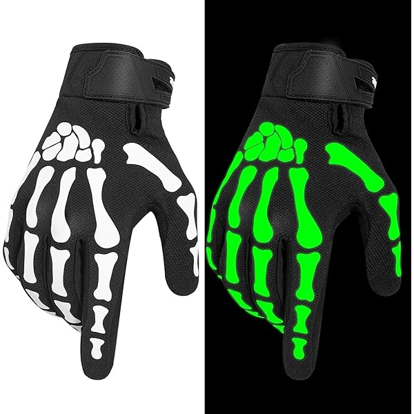 Amazon.com: ITODA Halloween Skeleton Gloves Cosplay Costume